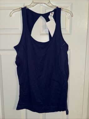 Fabletics Dark Navy Racerback Tank